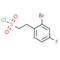 2-(2-Bromo-4-fluorophenyl)ethanesulfonyl chloride